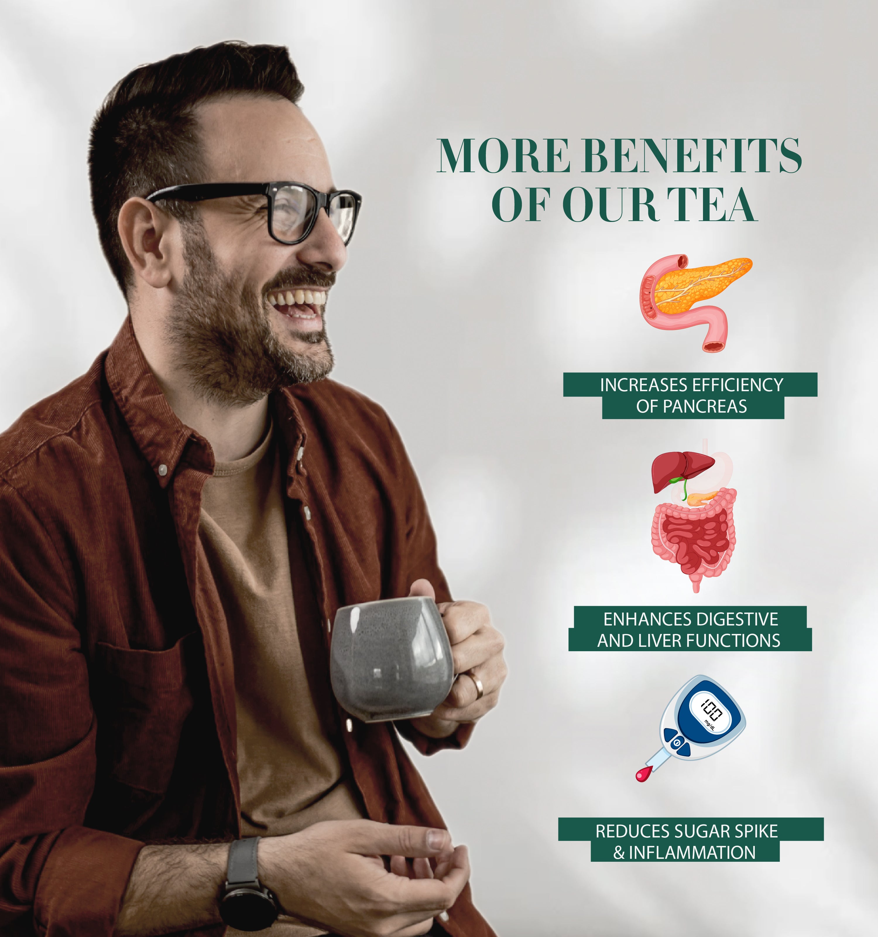 DIABETES CARE COLD BREW TEA WITH ACACIA CATECHU