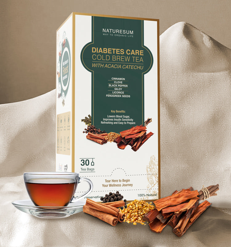 DIABETES CARE COLD BREW TEA WITH ACACIA CATECHU